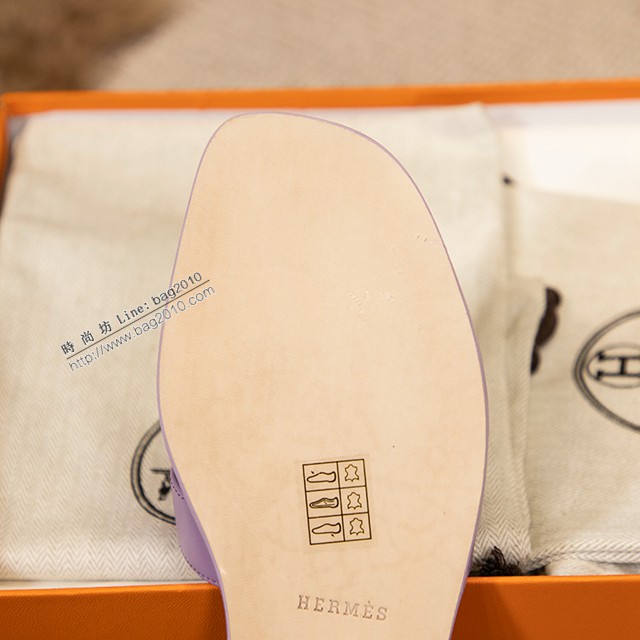 Hermes女士平底拖鞋愛馬仕2022新色全新改版高版本純手工鞋頂級產品愛馬仕拖鞋 dx2825